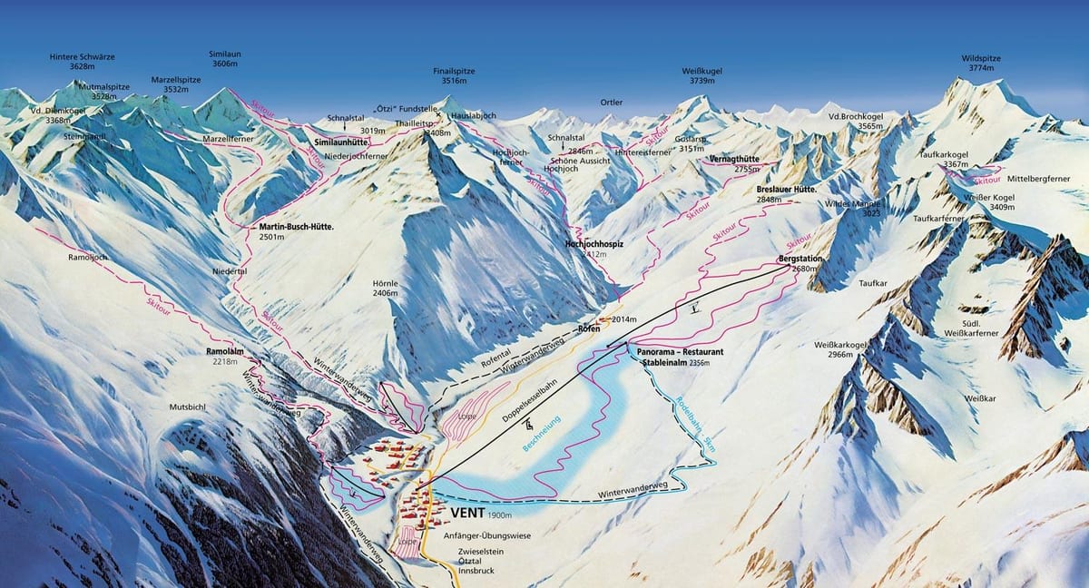 mapa prieduch rakúsko