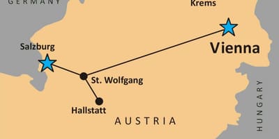 Mapa halštatskej rakúsko 