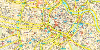 Ulice mesta mapa viedeň rakúsko